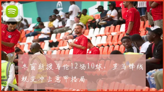 冬窗新援马伦12场10球,罗马锋线蜕变冲击意甲格局