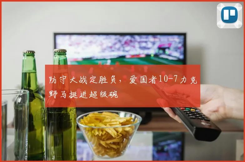防守大战定胜负,爱国者10-7力克野马挺进超级碗